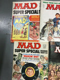 MAD MAGAZINES SELLING AS A LOT 5 July 1976 June 1982 Super Special Comics