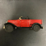 VINTAGE BANDAI JAPAN TIN LITHO TOY TRUCK SIGN OF QUALITY RED FRICTION PULL BACK