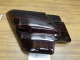 Left Frame Side Cover Panel Blackened Cayenne Sunglo Harley FLHX Street glide 14