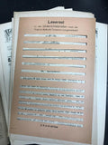 Vintage Antique 1919 German Spanish Learning Toussaint Langenscheidt Method Book