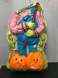 Vintage Headless Scarecrow 3d Molded Vacuform + 4 Place Mats Door Cover Cut Kit