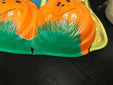 Vintage Headless Scarecrow 3d Molded Vacuform + 4 Place Mats Door Cover Cut Kit
