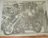 Easy Rider Poster Leaving Jail Photo From Movie Billy Bike Captain America Bike!