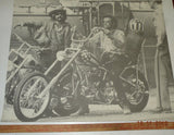 Easy Rider Poster Leaving Jail Photo From Movie Billy Bike Captain America Bike!