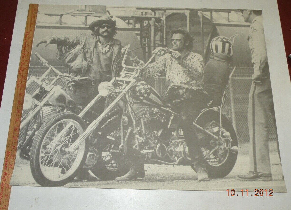 Easy Rider Poster Leaving Jail Photo From Movie Billy Bike Captain Ame ...