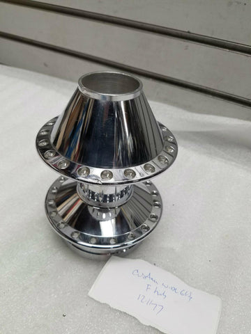 Custom Front Wheel Hub Chrome Harley Softail Heritage Wide Glide FXST Singl disc