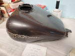 Bagger Gas Tank Pearl Black 2008^ 6 gallon Harley Ding Street Road Glide Charcoa