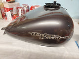 Bagger Gas Tank Pearl Black 2008^ 6 gallon Harley Ding Street Road Glide Charcoa