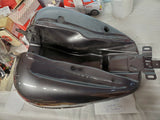 Bagger Gas Tank Pearl Black 2008^ 6 gallon Harley Ding Street Road Glide Charcoa