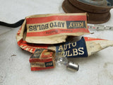 NOS Vespa  6v taillight bulbs OEM 1960's Piaggio Factory Vintage
