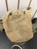 VINTAGE WWII ARTILLERY BELT CANTEEN WITH POT & HANDLE US SOLDIER MILITARY