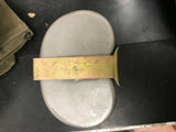 VINTAGE WWII ARTILLERY BELT CANTEEN WITH POT & HANDLE US SOLDIER MILITARY