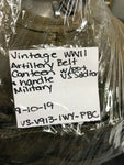 VINTAGE WWII ARTILLERY BELT CANTEEN WITH POT & HANDLE US SOLDIER MILITARY
