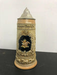 VINTAGE 1976 ANHEUSER-BUSCH  A & EAGLE LIDDED BEER STEIN CERAMARTE BRAZIL CSL2