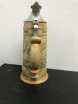 VINTAGE 1976 ANHEUSER-BUSCH  A & EAGLE LIDDED BEER STEIN CERAMARTE BRAZIL CSL2