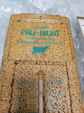 Vintage Agway Dairy Cattle Farms Thermometer 1960's Antique Sign Advertisin Cave