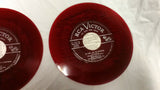 Mario Lanza sings Christmas songs RCA Victor 3 red vinyl record box set 45