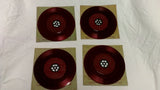 Tchaikovsky Concerto #1 Arthur Rubinstein pianist 4 red vinyl record box set 45