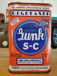 Vintage Gunk Super Concentrate Tin Metal Can Full Airplane Great Graphics Collec