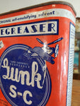 Vintage Gunk Super Concentrate Tin Metal Can Full Airplane Great Graphics Collec
