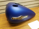 New Denim Blue Gas Tank with emblems Harley Softail Heritage Fatboy 2009^ OEM FX