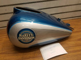 New Teal Silver Gas Tank Harley Ultra classic glide 1989-1995 OEM Factory Paint!