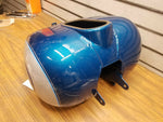 New Teal Silver Gas Tank Harley Ultra classic glide 1989-1995 OEM Factory Paint!