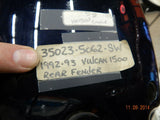 Rear Fender VN1500 Blue 35023-5062-SW 1992-1993 VN 1500 OEM Factory paint crack