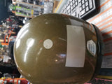 Vintage PR Saber Helmets 70's flip shields Metalflake Green Old Skool Motorcycle