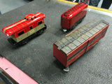 VINTAGE MARX LITHO TRAIN NYC CABOOSE B&L FREIGHT BOX CAR RED PA FREIGHT CAR