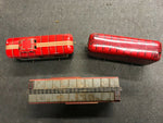 VINTAGE MARX LITHO TRAIN NYC CABOOSE B&L FREIGHT BOX CAR RED PA FREIGHT CAR