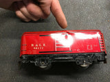 VINTAGE MARX LITHO TRAIN NYC CABOOSE B&L FREIGHT BOX CAR RED PA FREIGHT CAR