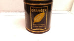 Antique Granger Rough Cut Pipe Tobacco Tin Liggett & Myers Tobacco Co USA