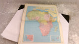 1955 Hammond's Ambassador World Atlas Great Shape Extra Pull Out Maps Included!