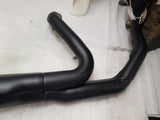 Milwaukee Twin Ultra Classic FLHX Exhaust PIpes mufflers Black FLH Glide 2017^