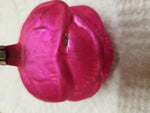 Antique Pink Glass Blown Mercury Rose Ornament Rare Collectible Christmas Bulb