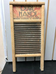 VINTAGE DUBL HANDI WASHBOARD COLUMBUS OHIO 17" ALL ORIGINAL TRAVEL LINGERIE WASH