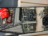 VINTAGE COCA-COLA JOHN DEERE BANNER FLAG OLD CARS 1998 FILLIN' UP ON MEMORIES