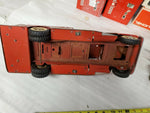 Tonka Toys 1960's Ford Cab Tin Metal No. 5 Fire Truck Pumper Ladder Vintage Nice