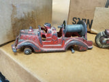 Original 1920’s Cast Iron Hubley Fire Truck Hose Vtg Antique Toy Marx wyandotte