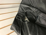 EVEL KNIEVEL CYCLES MOTORCYCLE CHAPS W/POCKETS MEN'S SMALL LEATHER RARE DISC.