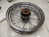 Stock Rear spoke Wheel Harley Shovelhead FX FLH 3.00x16 1982-83? OEM Superglide