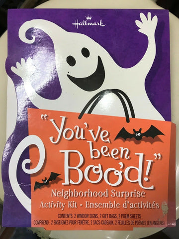 Halloween Vintage Hallmark You've Been Boo'd Neighborhood Surprise Activity Kit