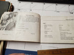 Vtg 1950's Owners manual Zundapp 250 s Super Sabre 2-stroke Motorcycle Classic