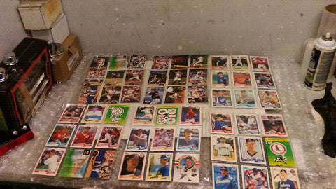 Vintage 1990's MLB Baseball Card Lot Topps Fleer Cardinals Giants Oriels Chiefs