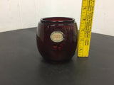 Vintage Dietz Ruby Red Glass Railroad Lantern Globe Original Antique