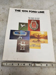 1974 Ford Car Literature Brochure Gran torino Station Wagon Mustang 11 Pinto Mav
