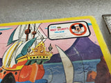 Pair Vintage Walt Disney Disneyland Mickey mouse Club Frame Tray Puzzle Whitman