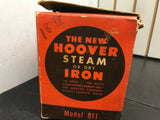 VINTAGE HOOVER STEAM OR DRY IRON 011 BOX & INSTRUCTION BOOKLET NO IRON BOX ONLY