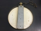 Vtg Seagrams Gin Always Perfect Advertising Thermometer Pocket Watch Metal Sign!